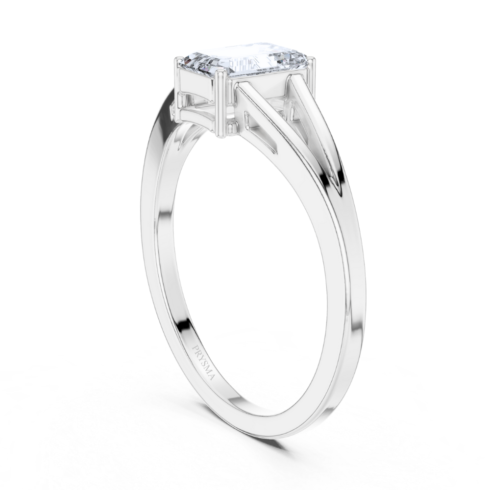 Imperial Emerald Solitaire Ring