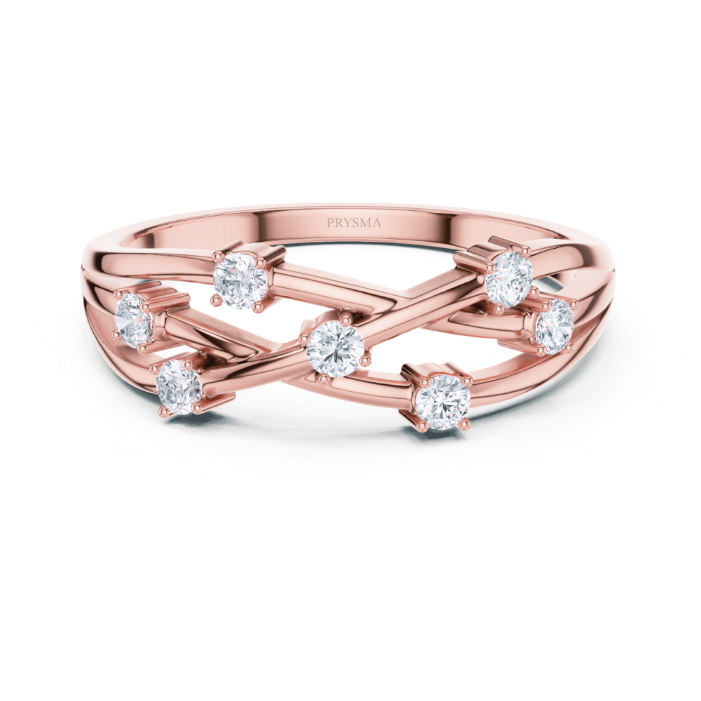 Starlit Path Diamond Ring