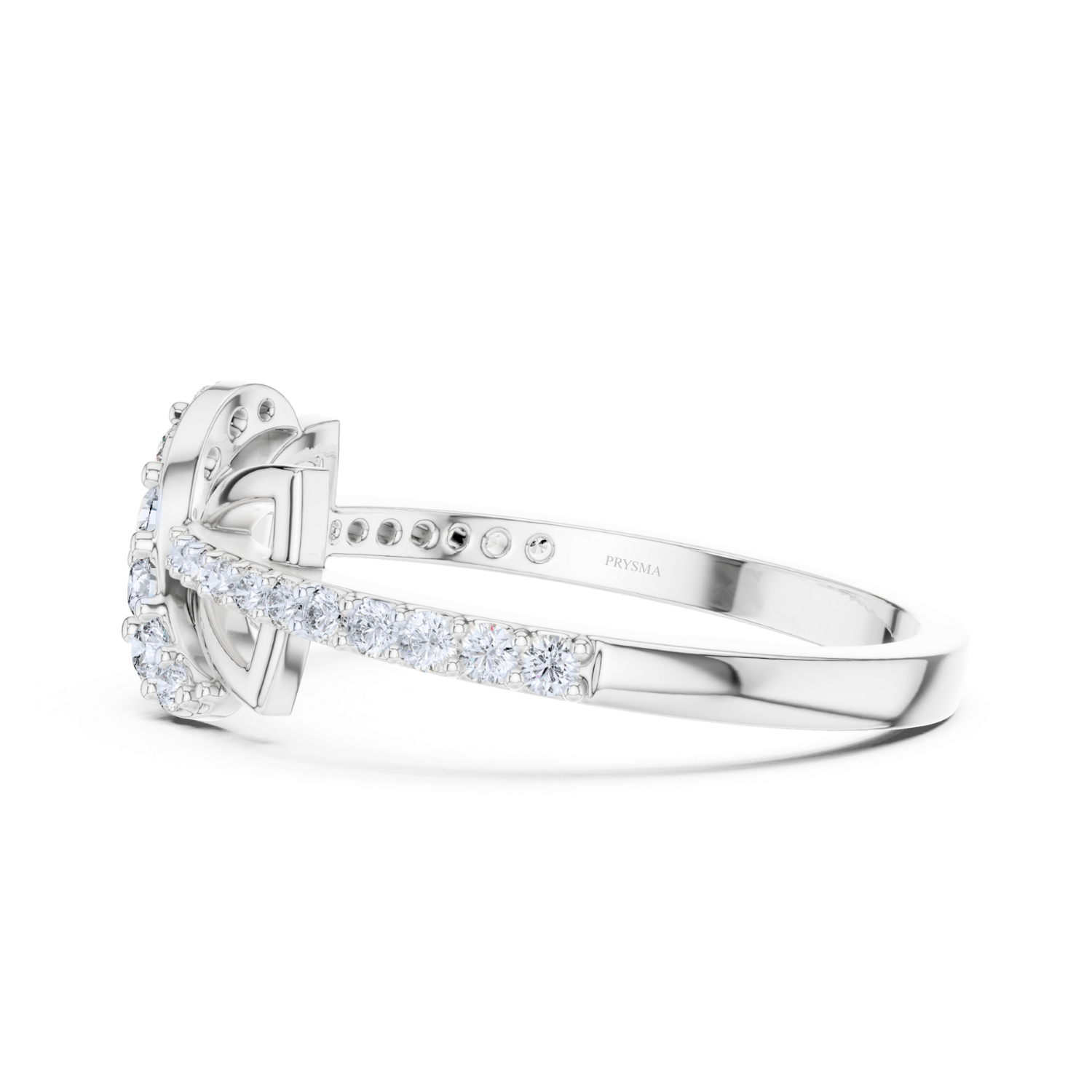 Twisted Floral Grace Diamond Ring