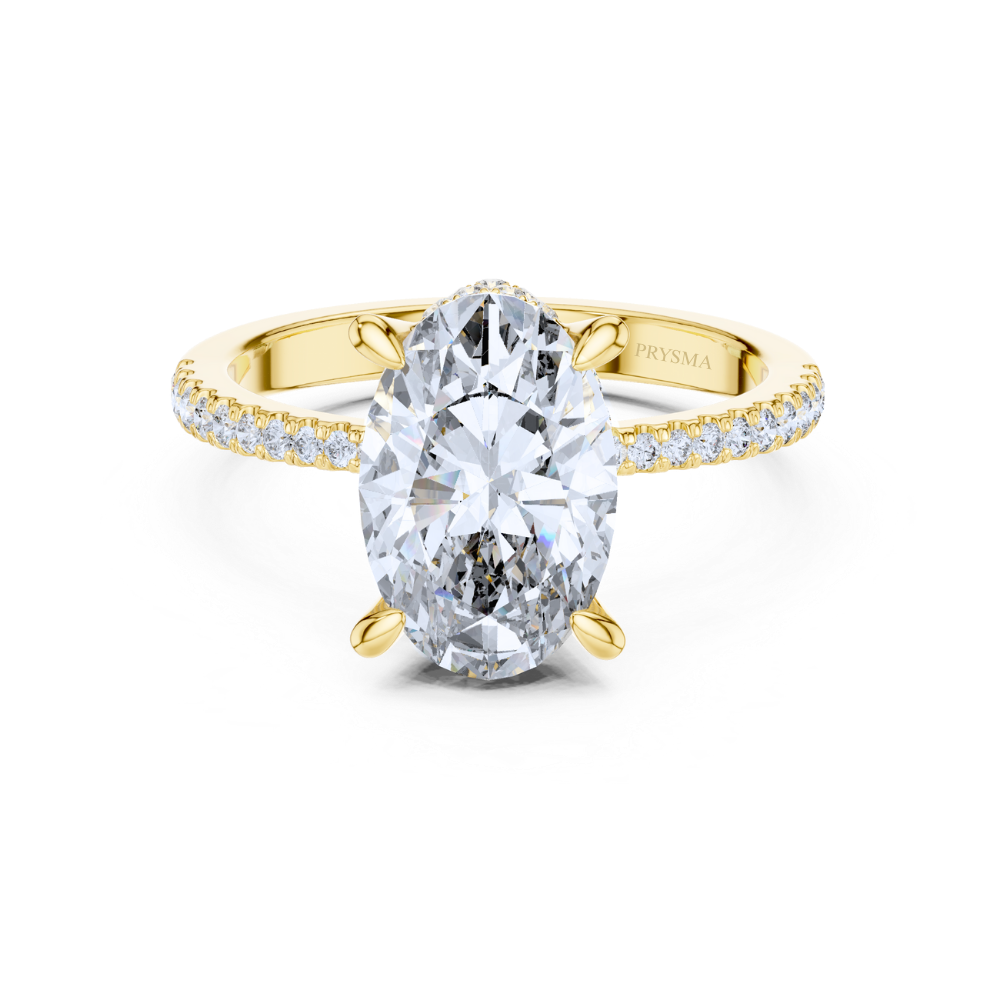 Lustrous Teardrop Diamond Ring