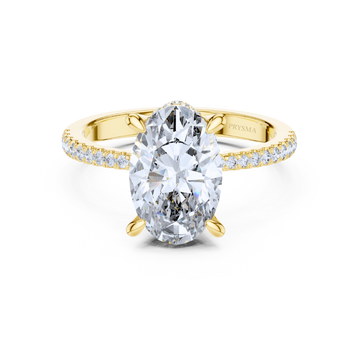 Lustrous Teardrop Diamond Ring