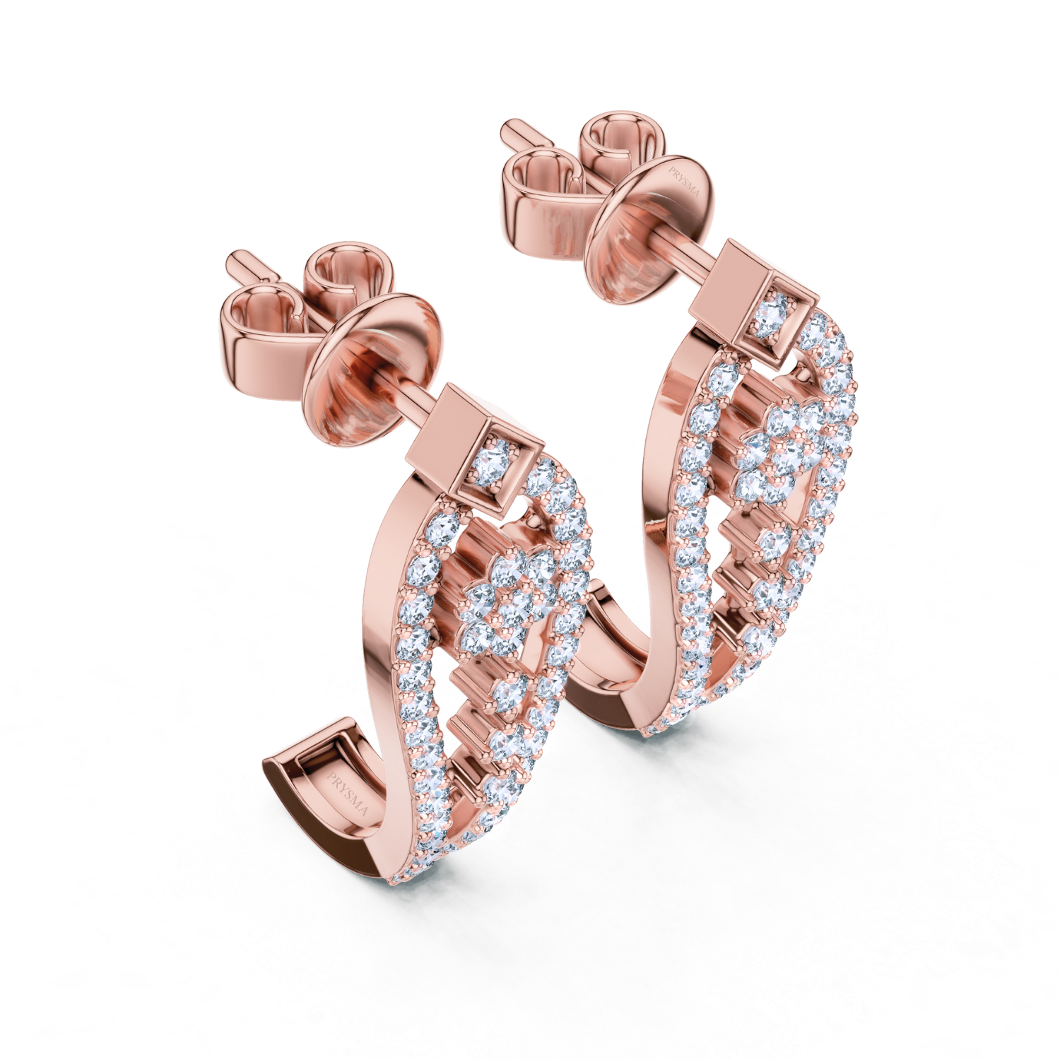 Ethereal Bloom Diamond Earring