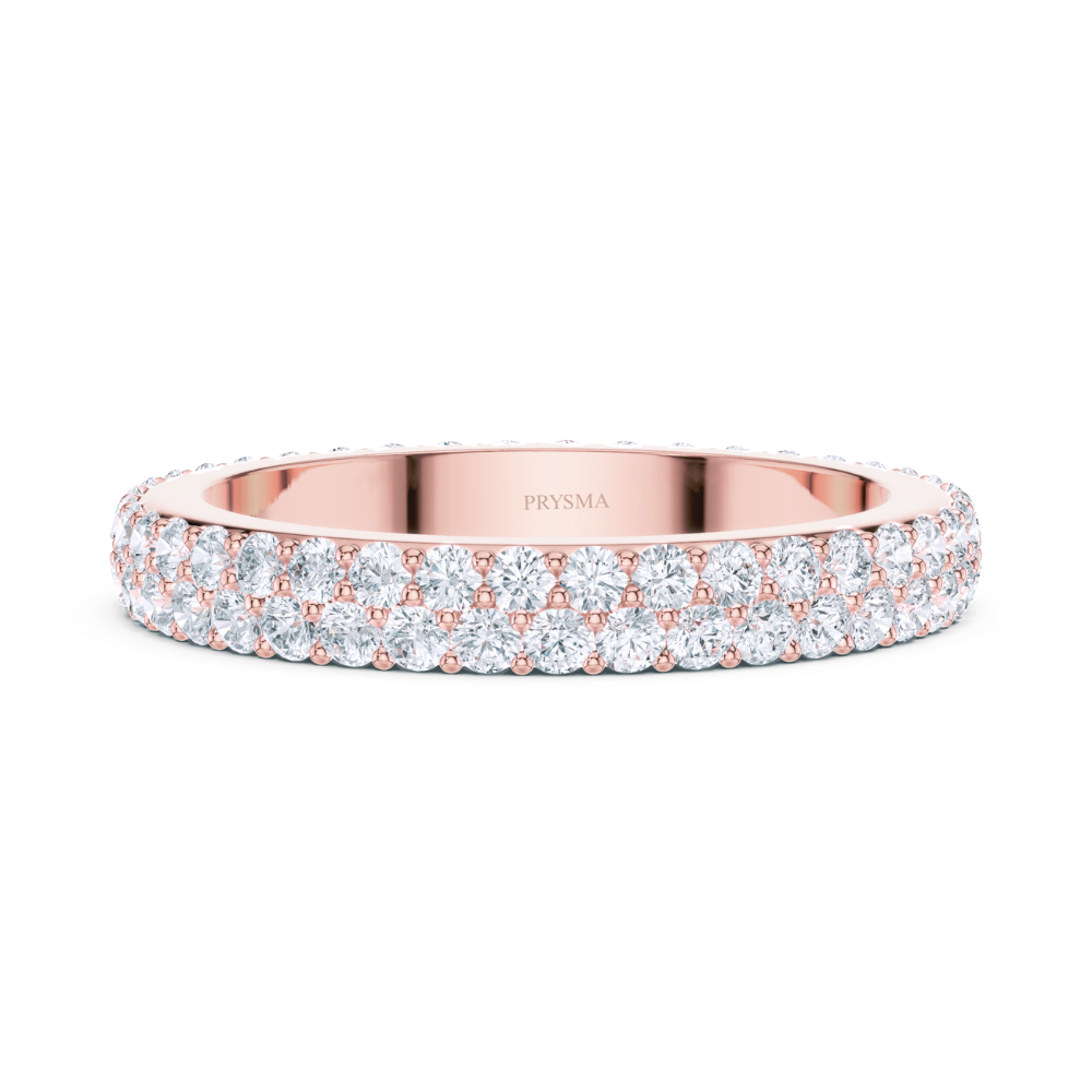 Eternal Grace Double Row Diamond Ring