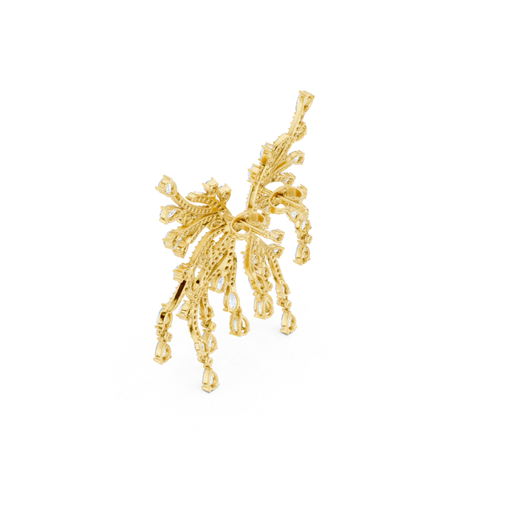 Celestial Cascade Statement Earrings