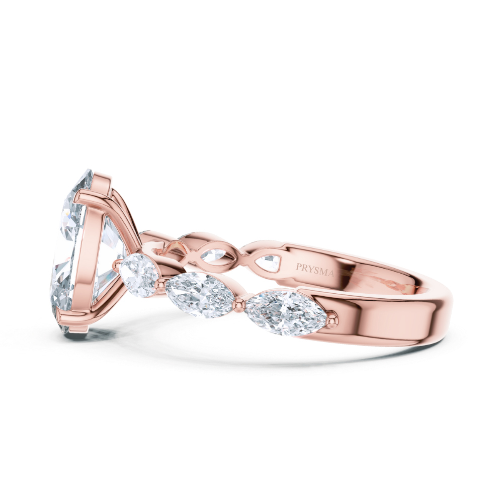 Celestia Oval Diamond Ring
