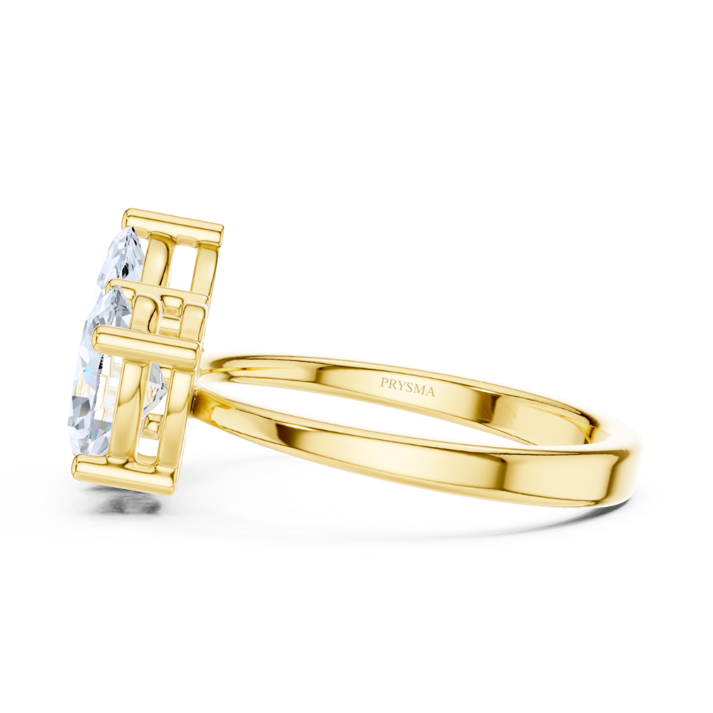 Twin Radiance Statement Ring