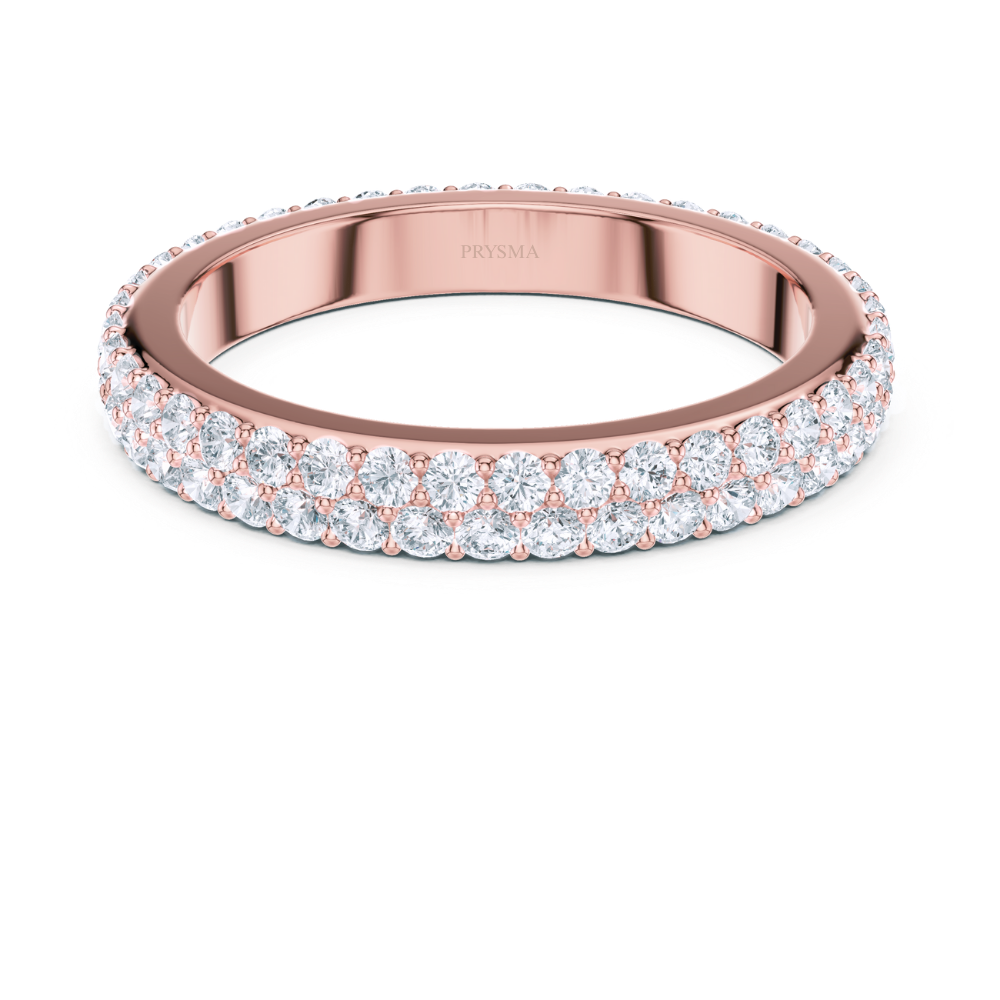 Eternal Grace Double Row Diamond Ring