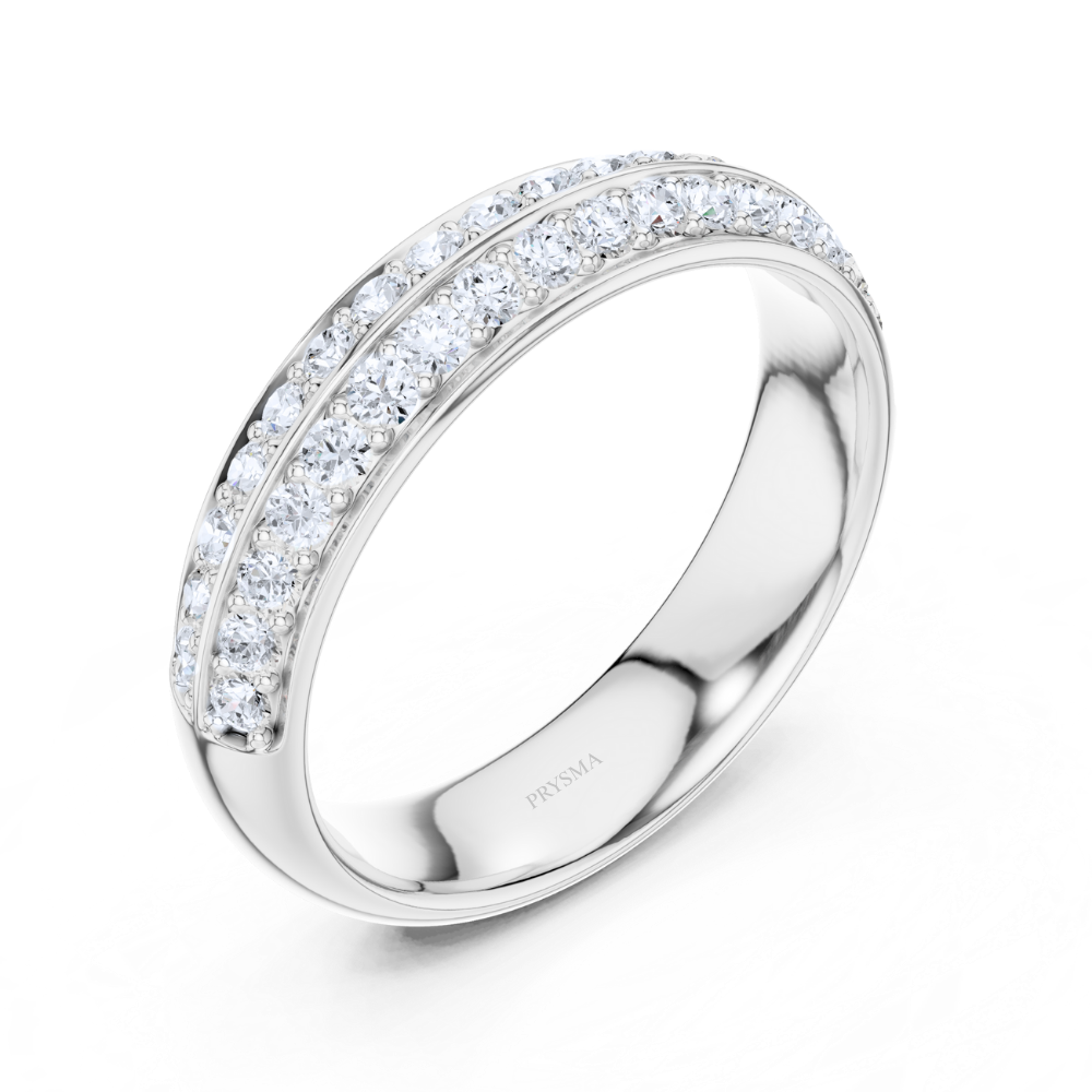 Luxe Double Row Eternity Ring