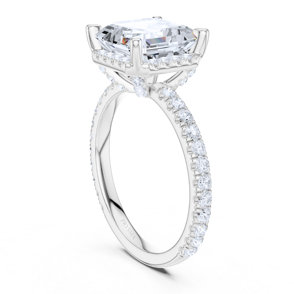 Majestic Radiance Asscher-Cut Ring