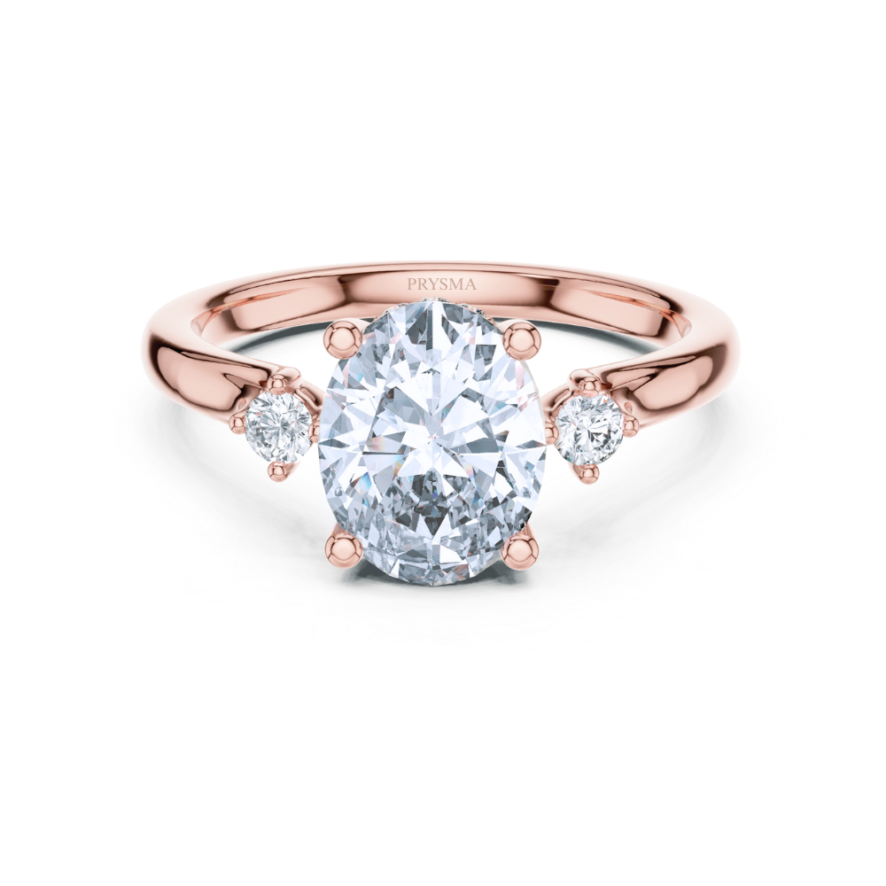 Radiant Trio Oval Diamond Ring