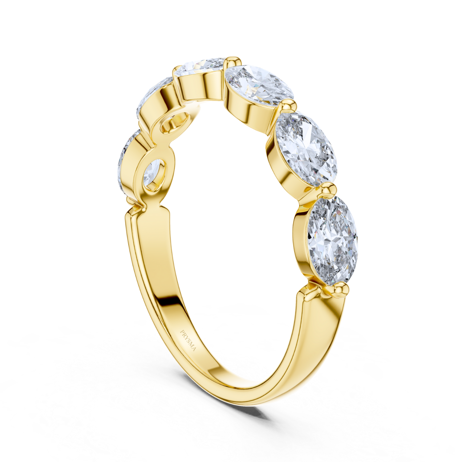 Oval Elegance Diamond Eternity Band