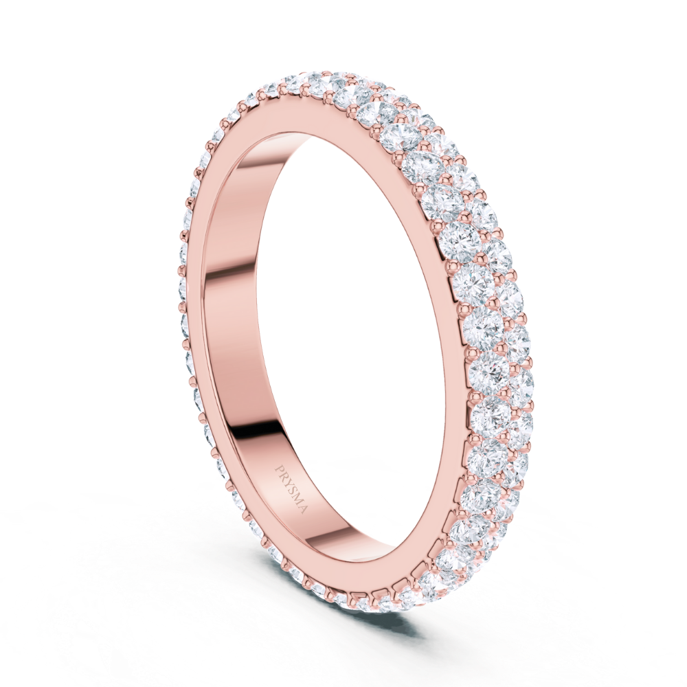 Eternal Grace Double Row Diamond Ring