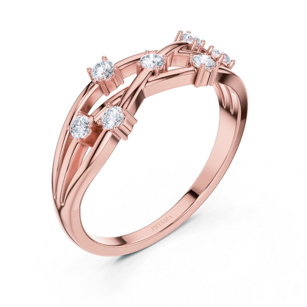 Starlit Path Diamond Ring