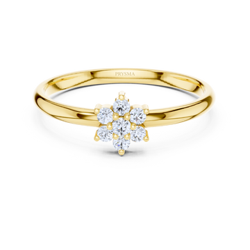 Petite Blossom Diamond Ring