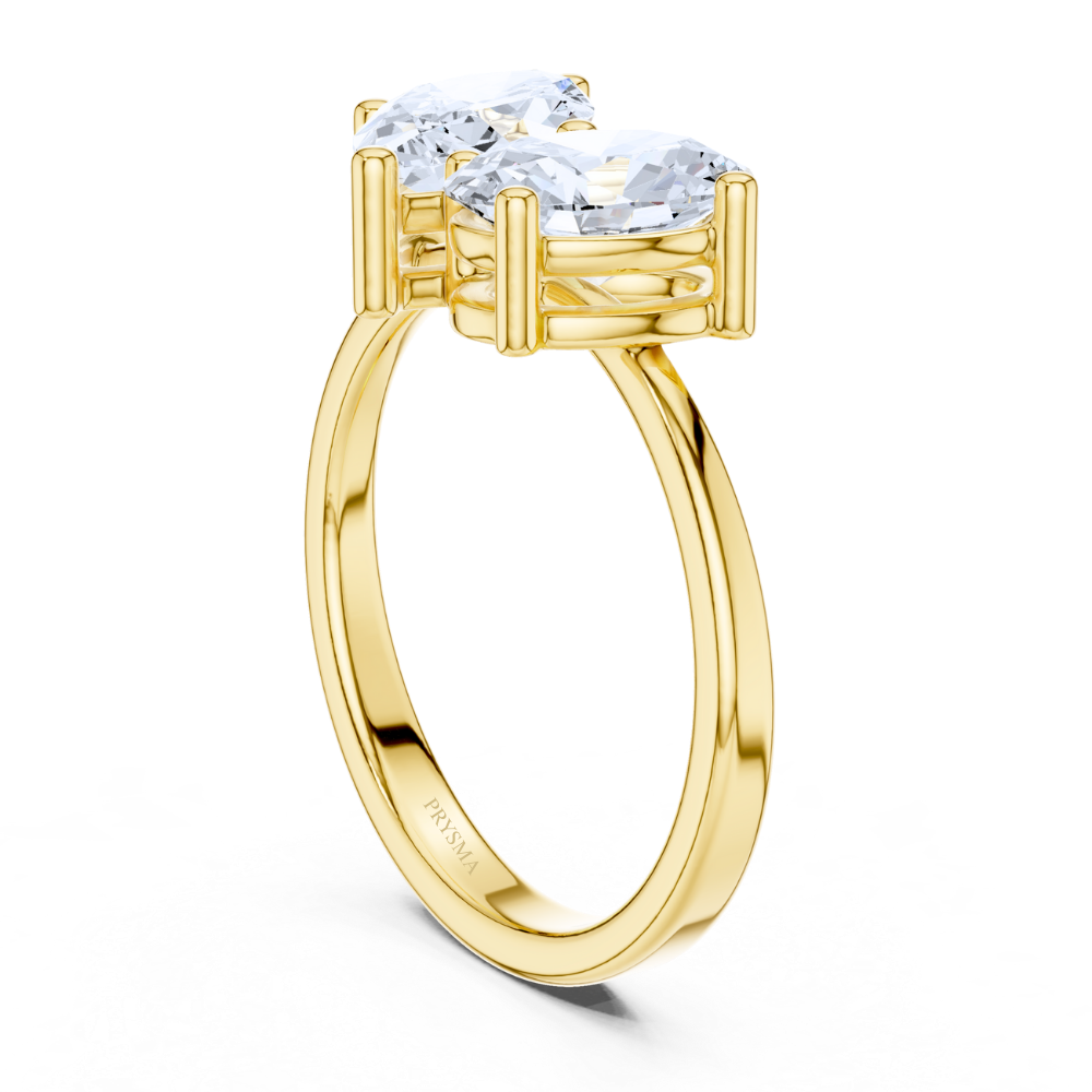 Twin Radiance Statement Ring