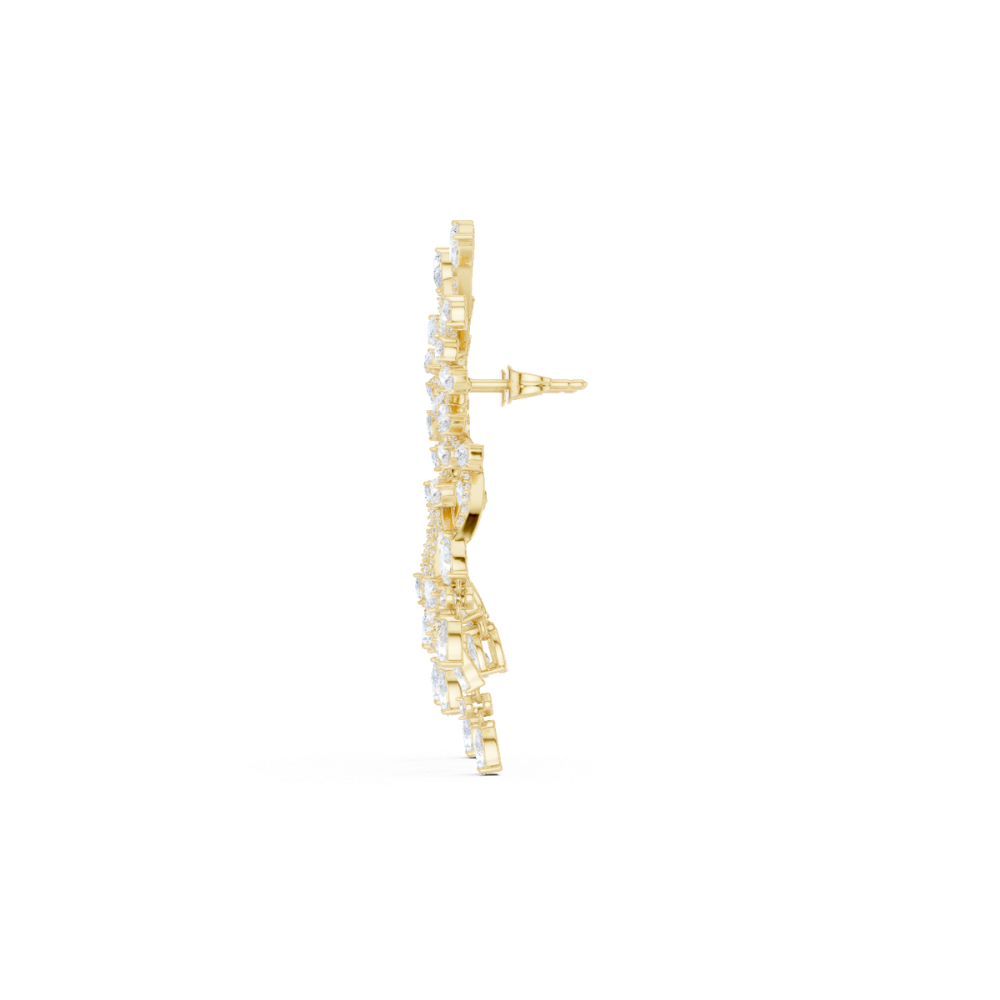 Celestial Cascade Statement Earrings