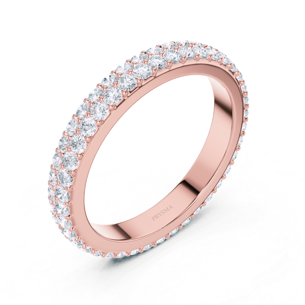 Eternal Grace Double Row Diamond Ring