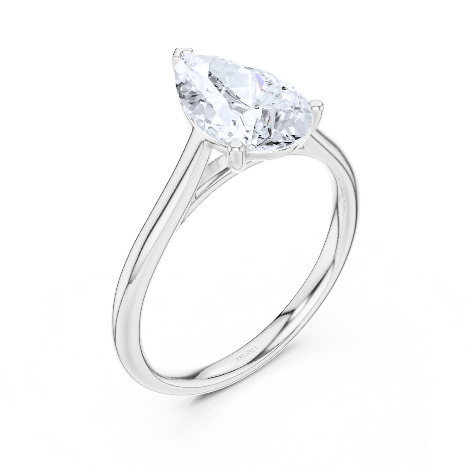 Eternal Grace Pear-Cut Solitaire Ring