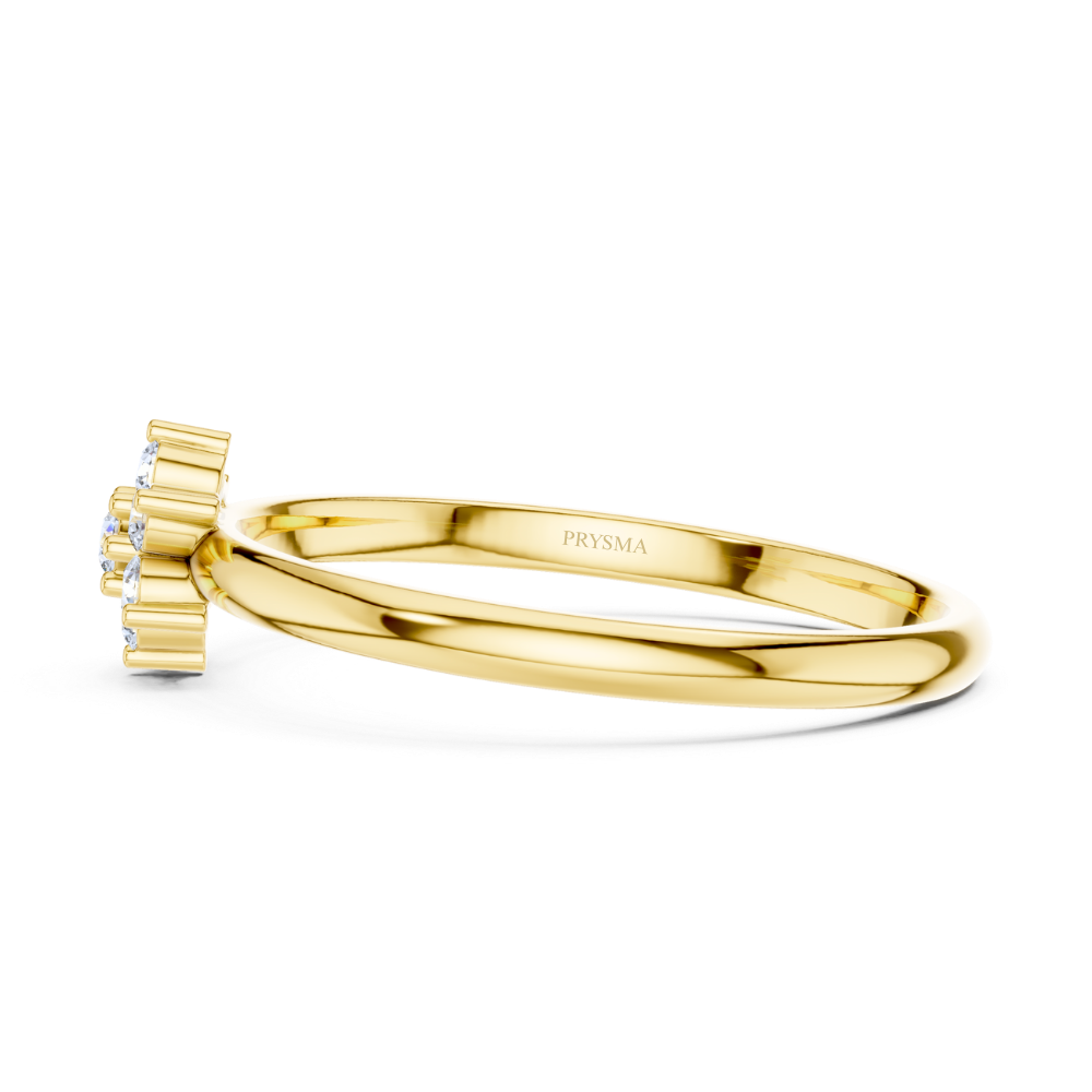Petite Blossom Diamond Ring
