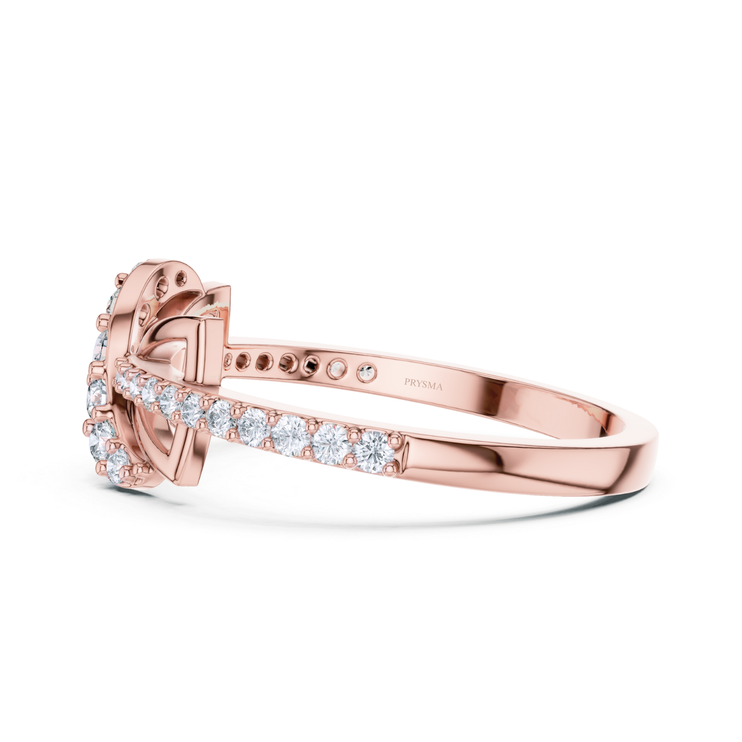 Twisted Floral Grace Diamond Ring
