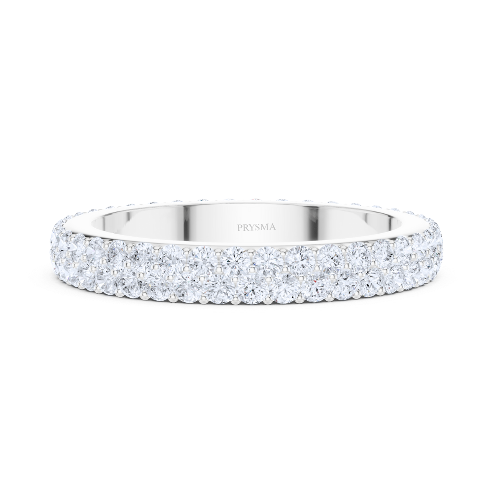 Eternal Grace Double Row Diamond Ring