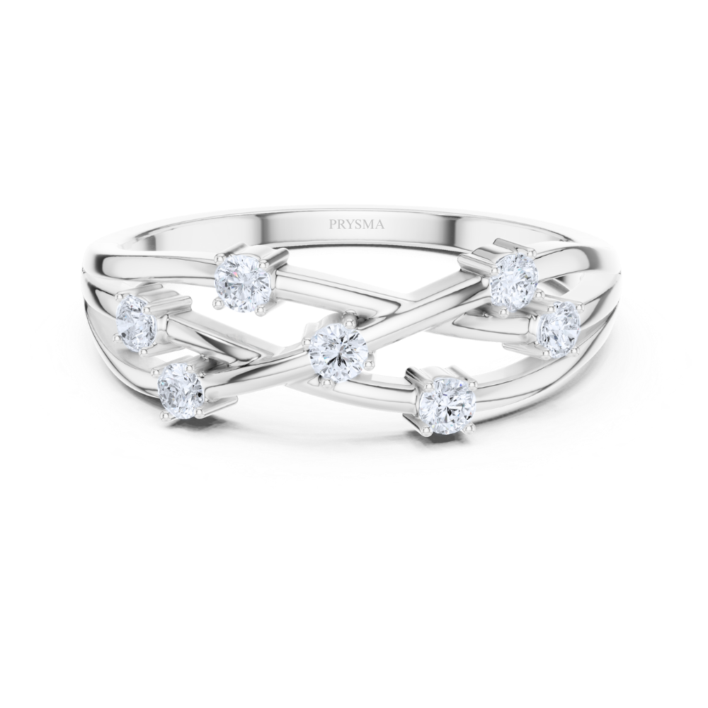 Starlit Path Diamond Ring