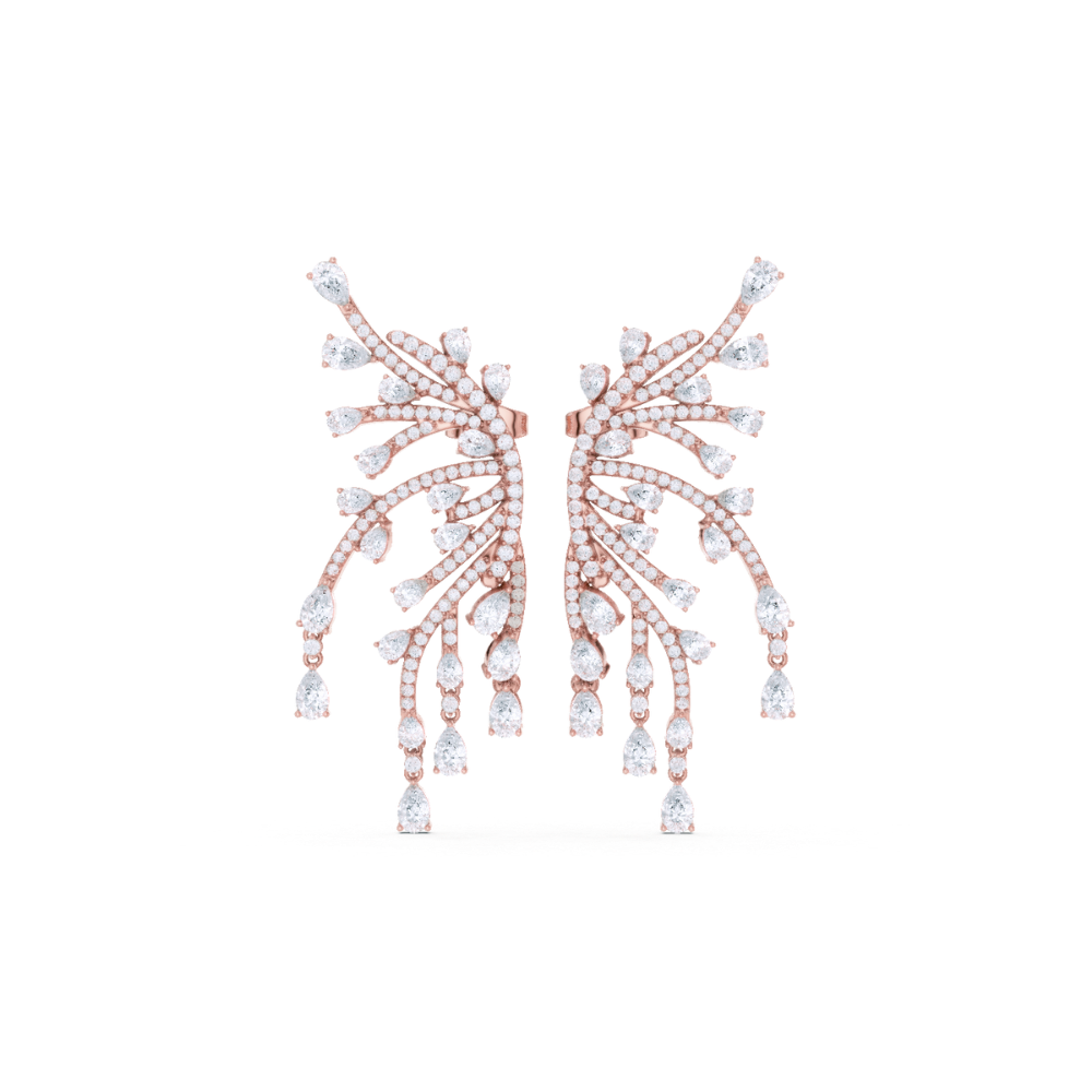 Celestial Cascade Statement Earrings