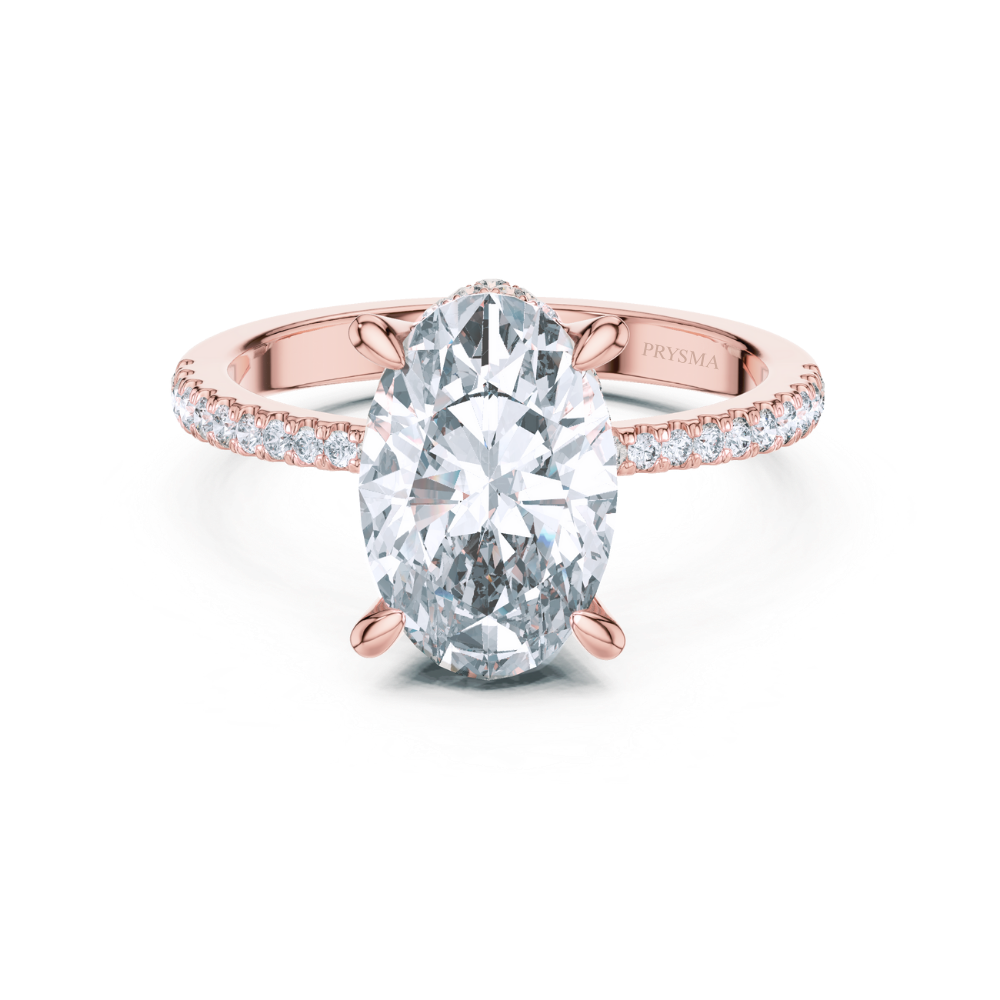 Lustrous Teardrop Diamond Ring