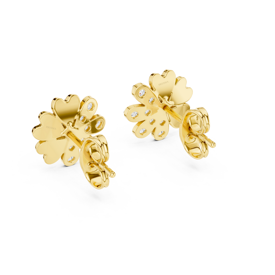 Blossom Harmony Diamond Stud Earrings