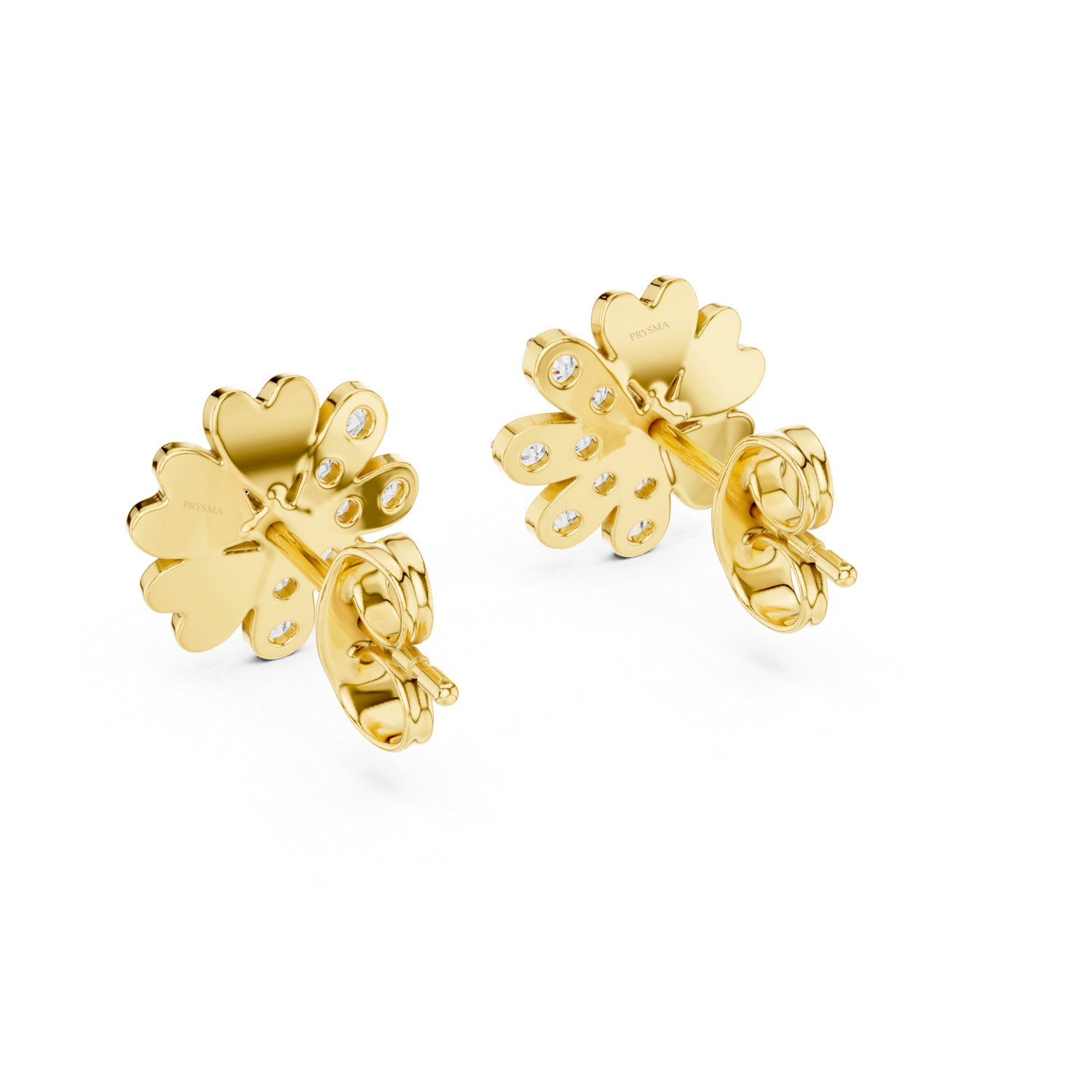 Blossom Harmony Diamond Stud Earrings