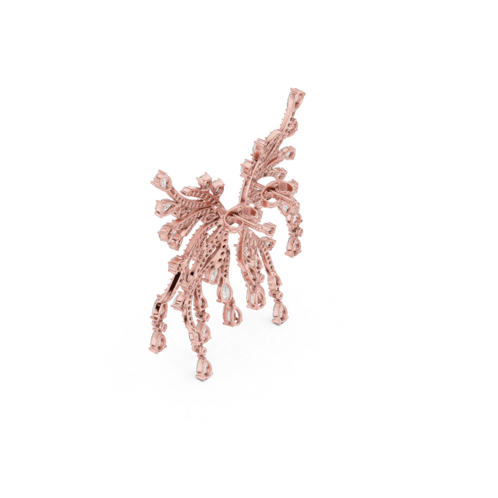 Celestial Cascade Statement Earrings