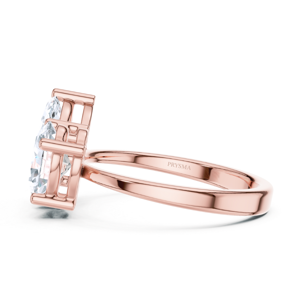Twin Radiance Statement Ring