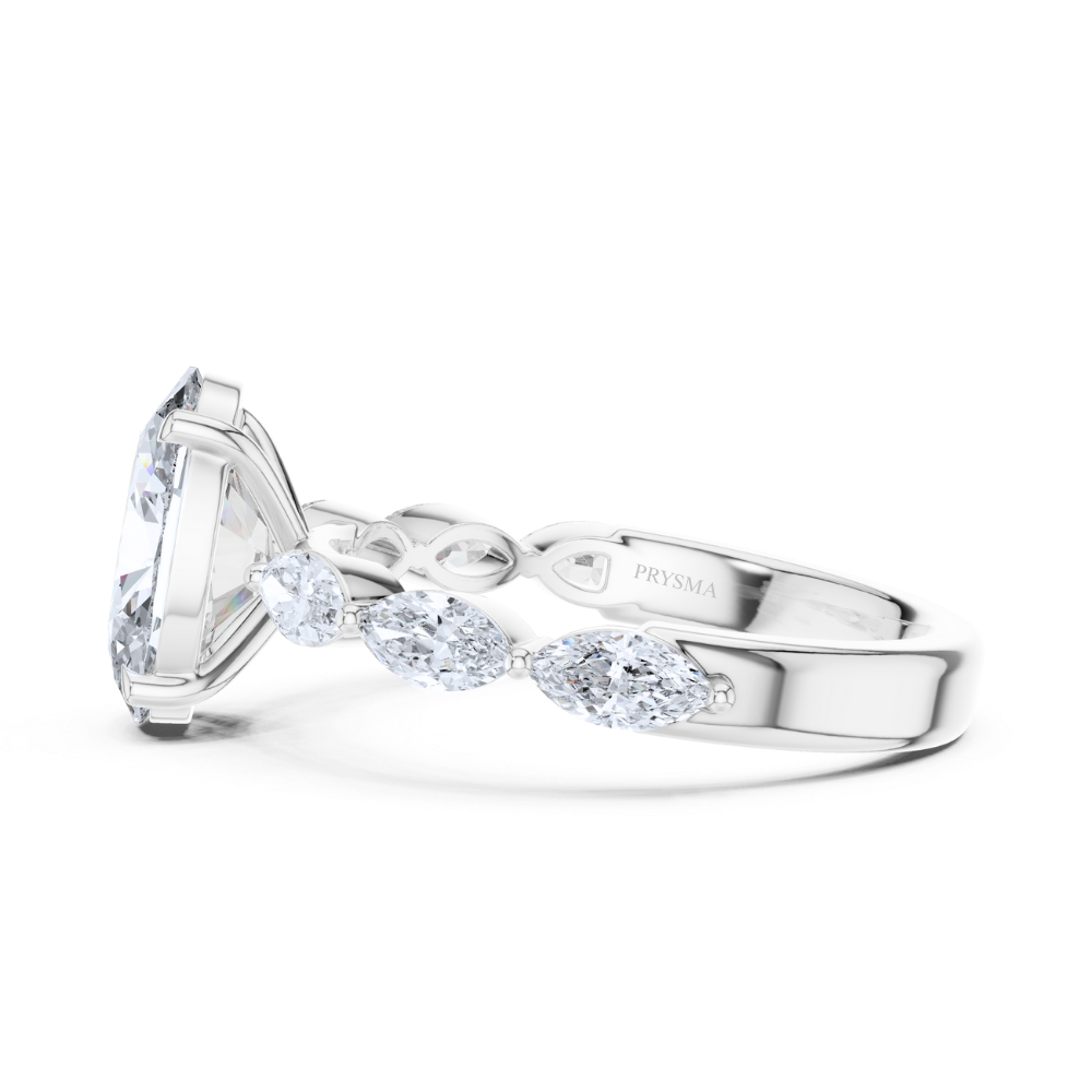 Celestia Oval Diamond Ring