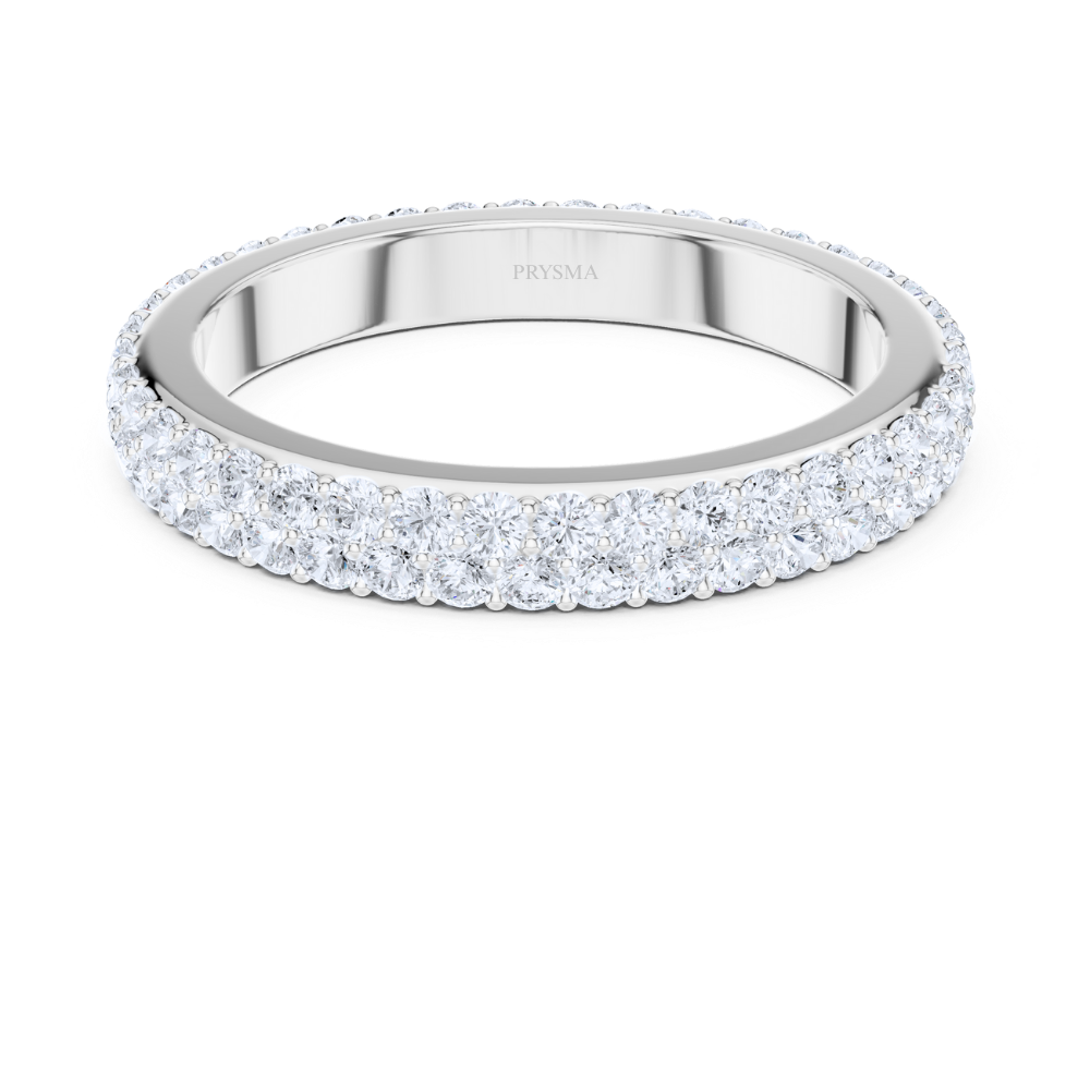 Eternal Grace Double Row Diamond Ring