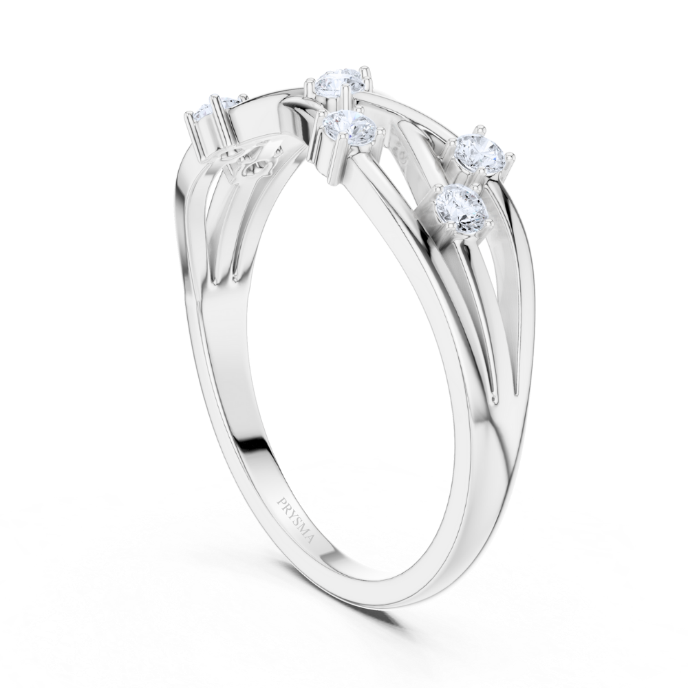 Starlit Path Diamond Ring