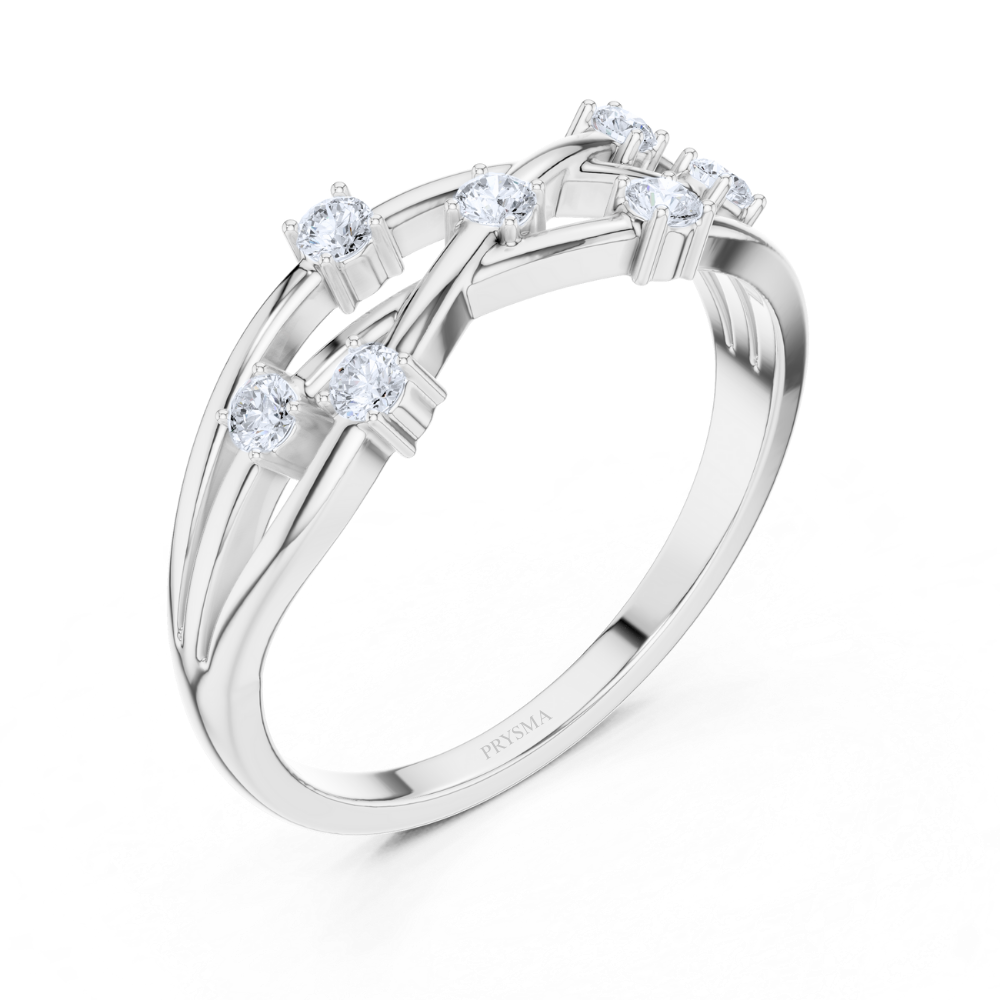 Starlit Path Diamond Ring