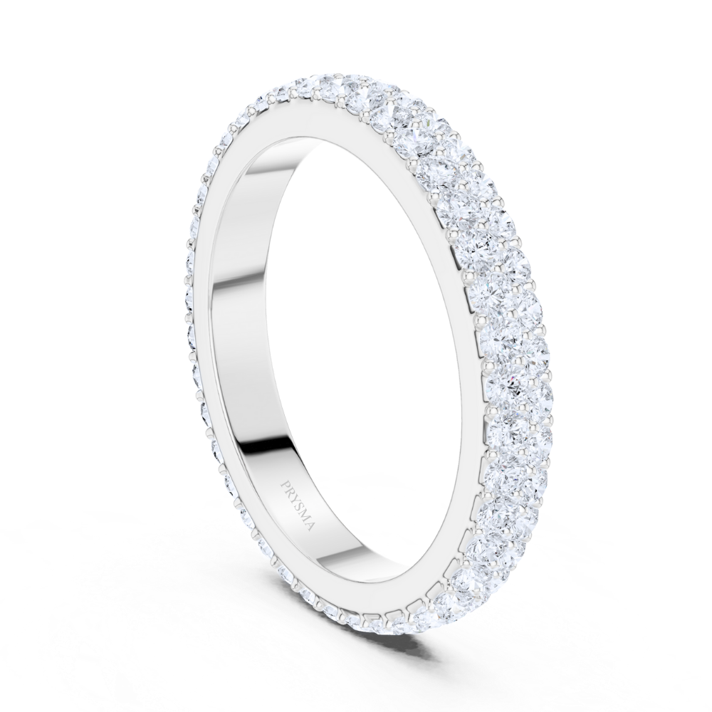 Eternal Grace Double Row Diamond Ring