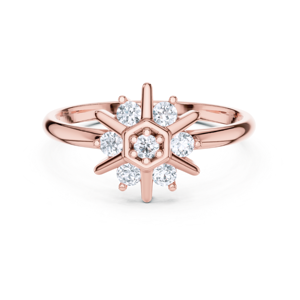Stellar Radiance Diamond Ring