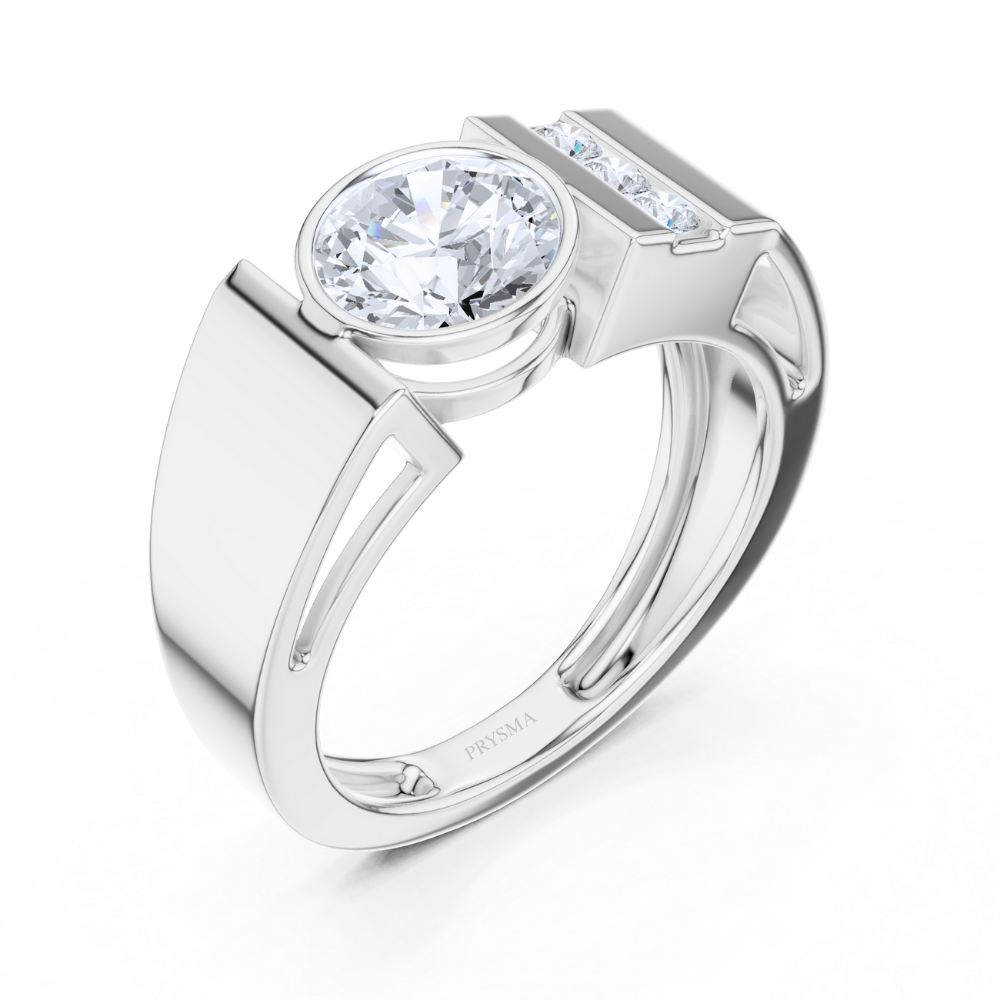 Eclipse Round Diamond Ring