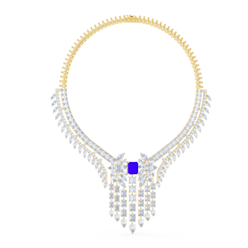 Majestic Sapphire Empress Necklace