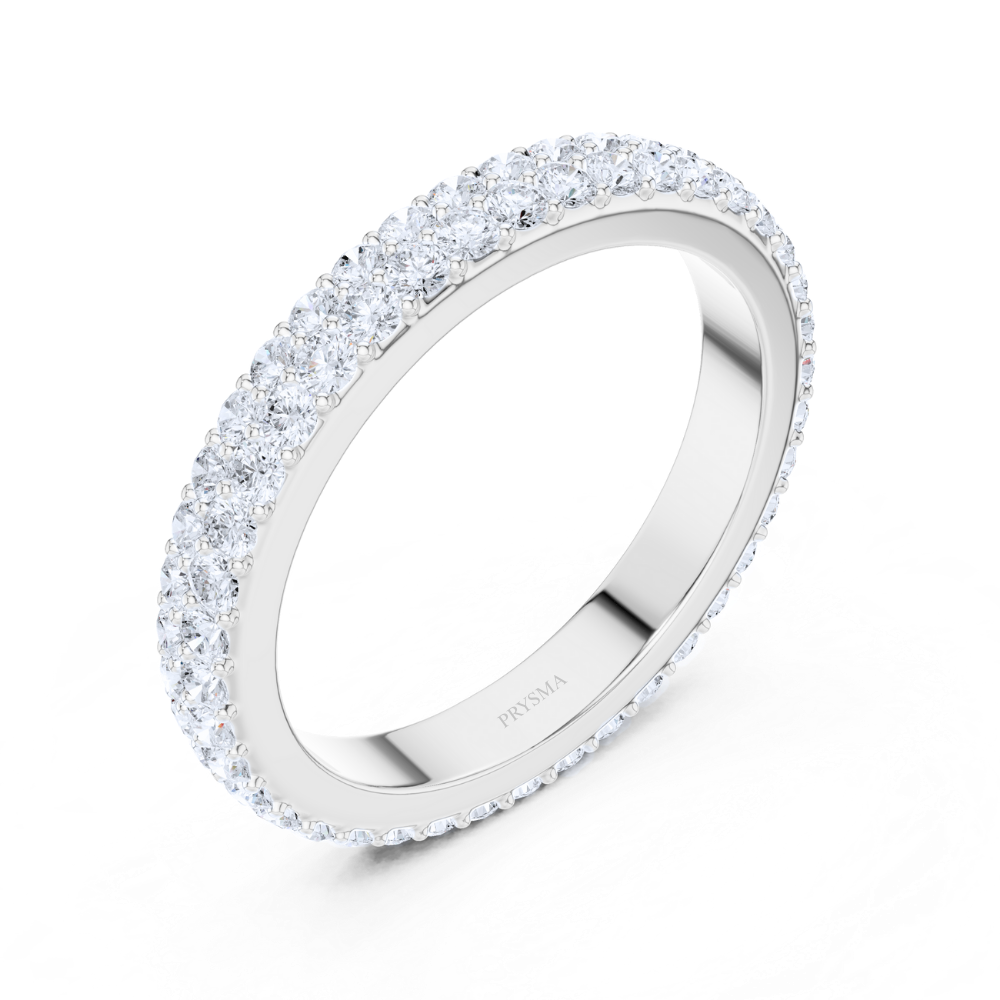 Eternal Grace Double Row Diamond Ring