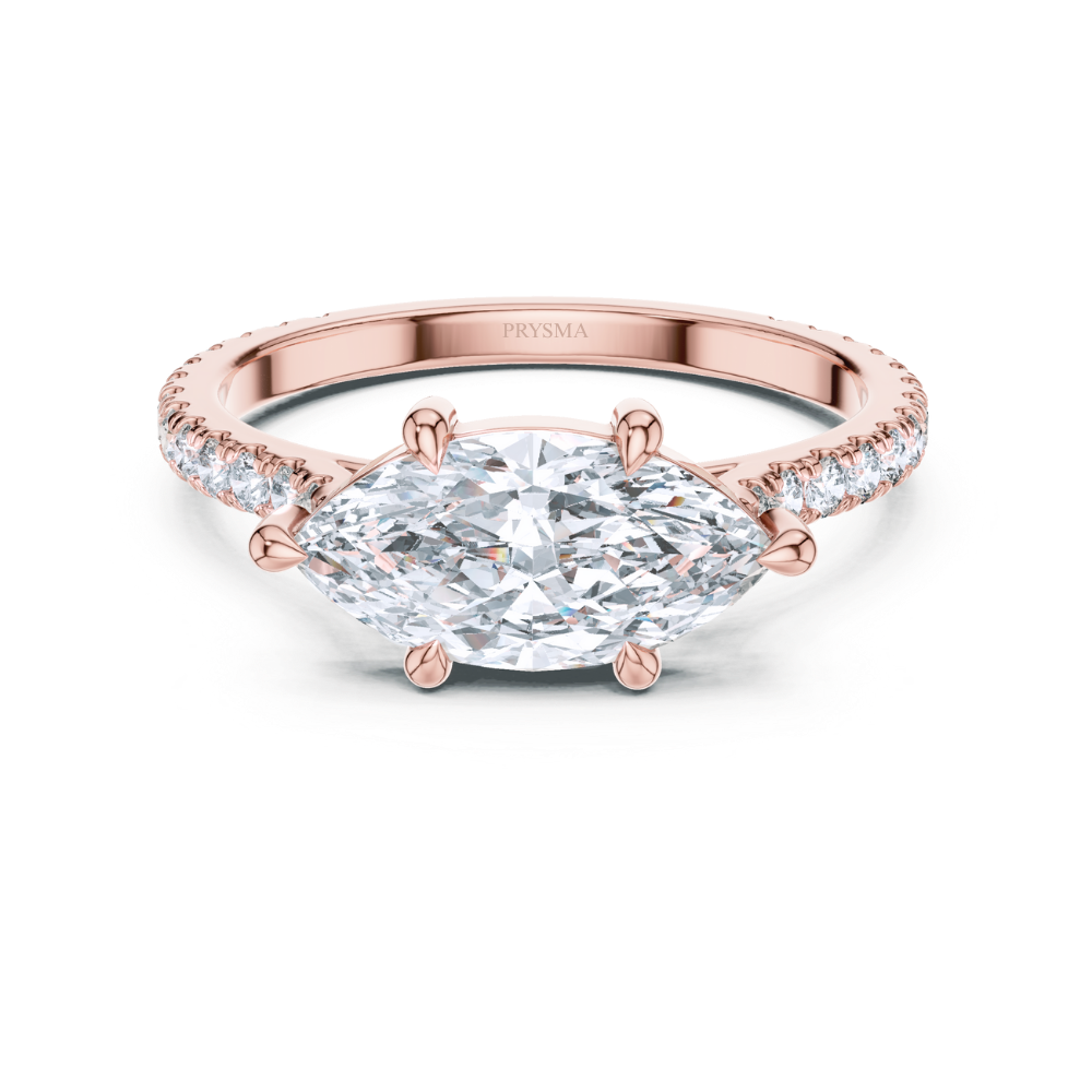 Marquise Whisper Diamond Pavé Ring