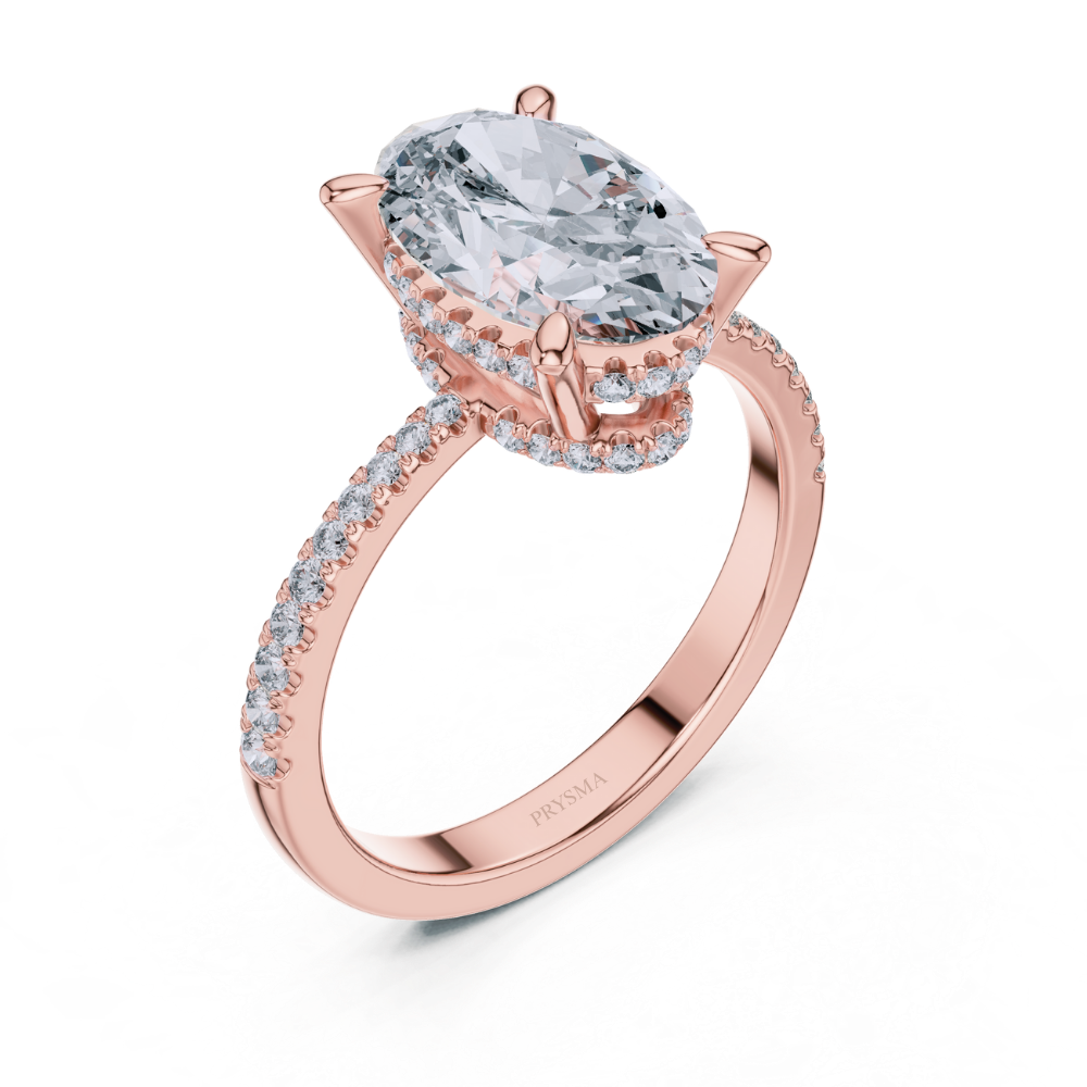 Lustrous Teardrop Diamond Ring