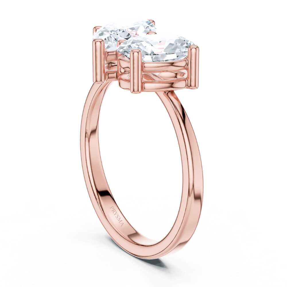 Twin Radiance Statement Ring