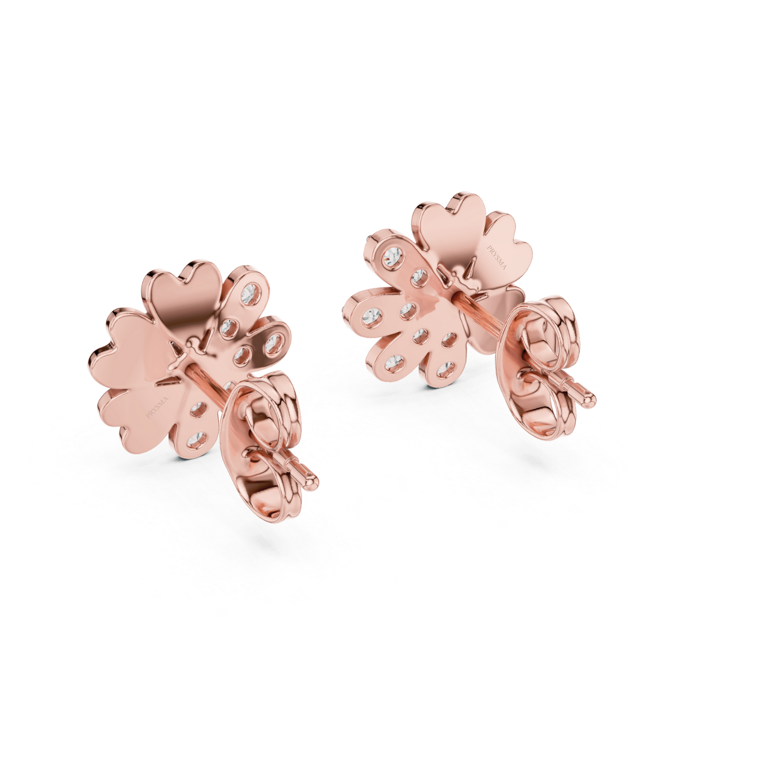 Blossom Harmony Diamond Stud Earrings
