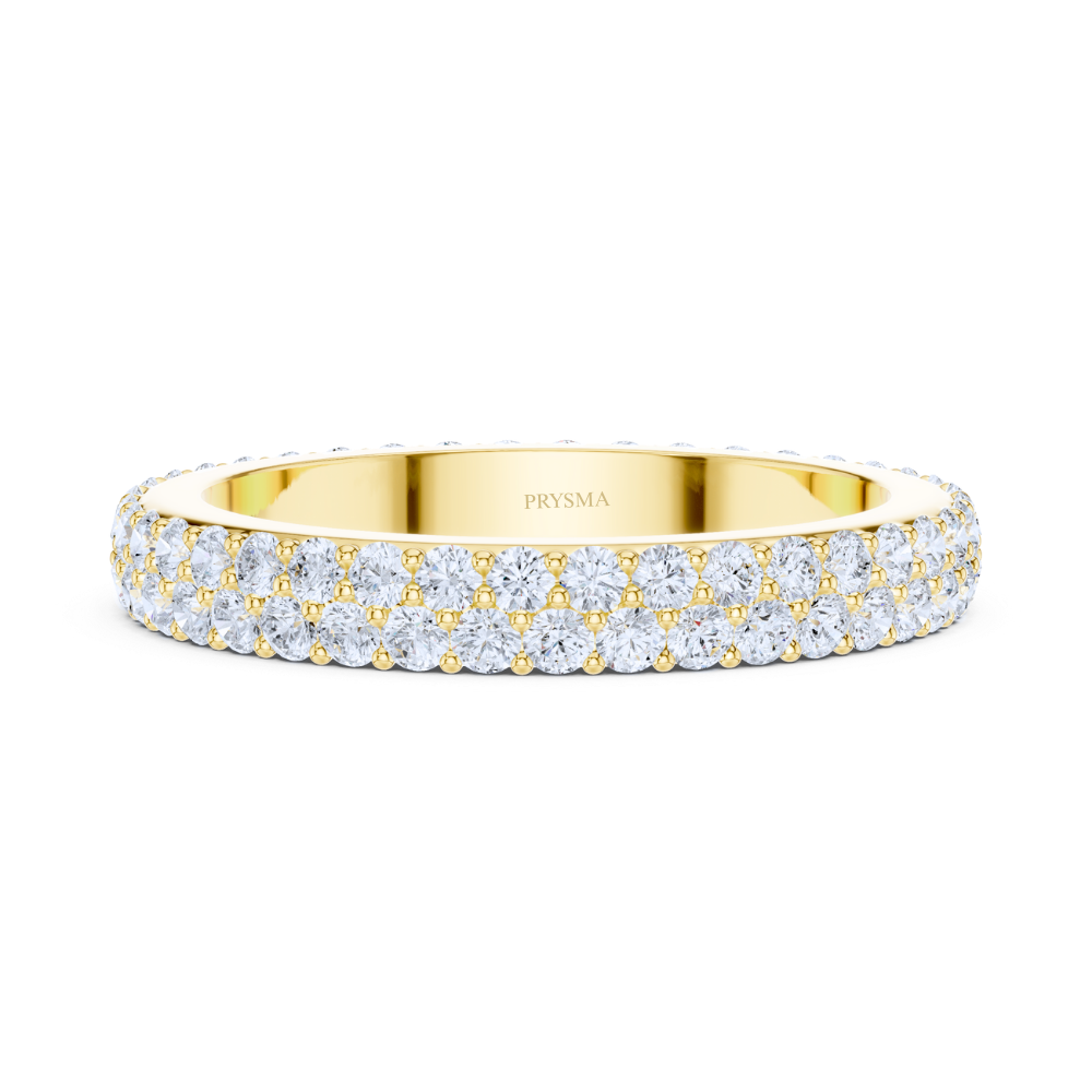 Eternal Grace Double Row Diamond Ring