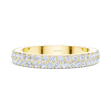 Eternal Grace Double Row Diamond Ring