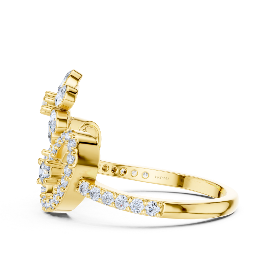 Floral Radiance Diamond Ring
