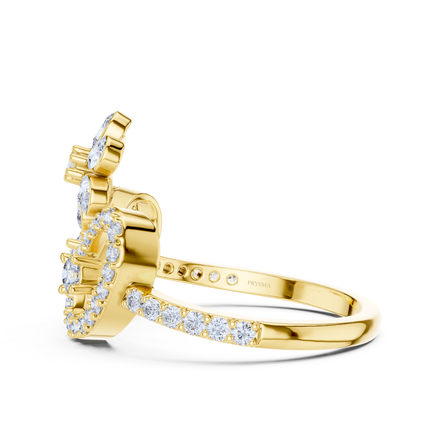 Floral Radiance Diamond Ring