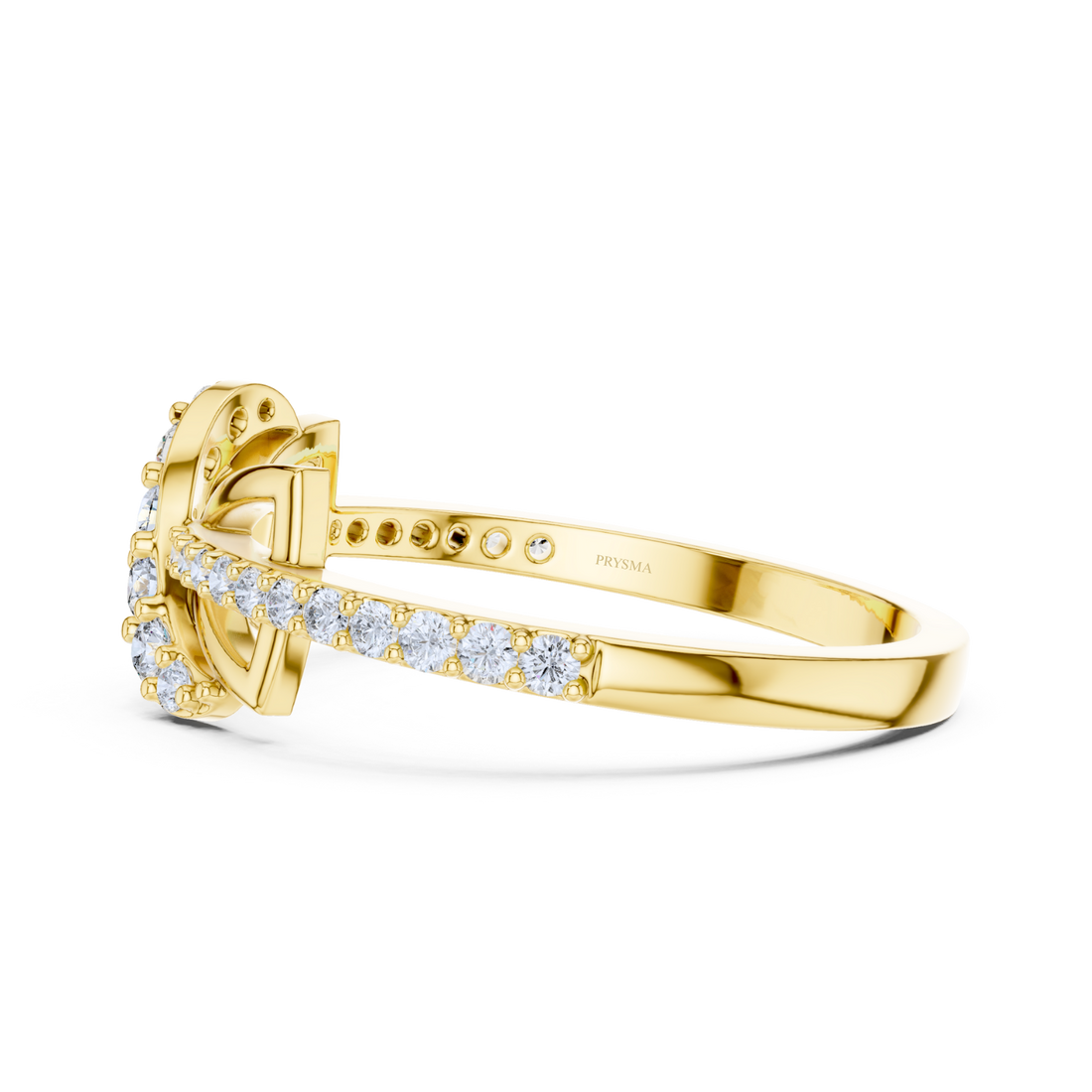Twisted Floral Grace Diamond Ring